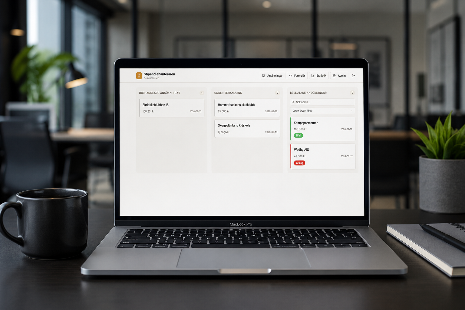 Beegleton Intelligence Project - De studiebeursmanager, van website naar bedrijfssysteem