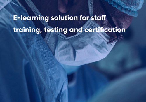 E-learningoplossing voor training, testen en certificering van medewerkers
