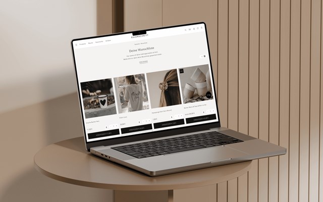 muun studio Project - Shopify-herbouw met bundels en een verlanglijst