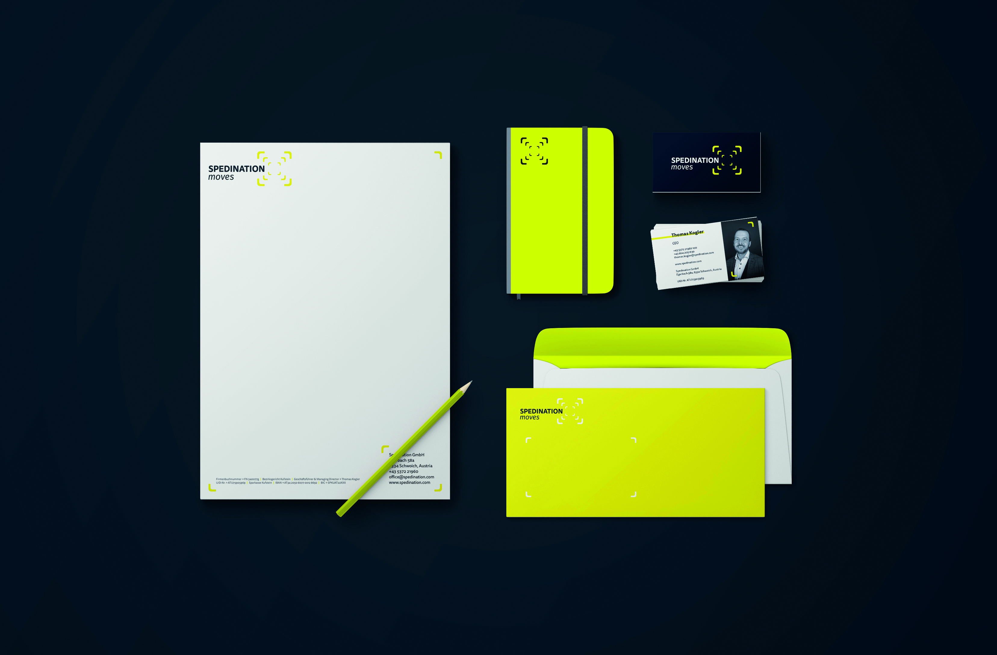 HCG corporate designs Project - Branding & webdesign voor Spedination