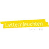 Letternleuchten TEXT | PR Logo