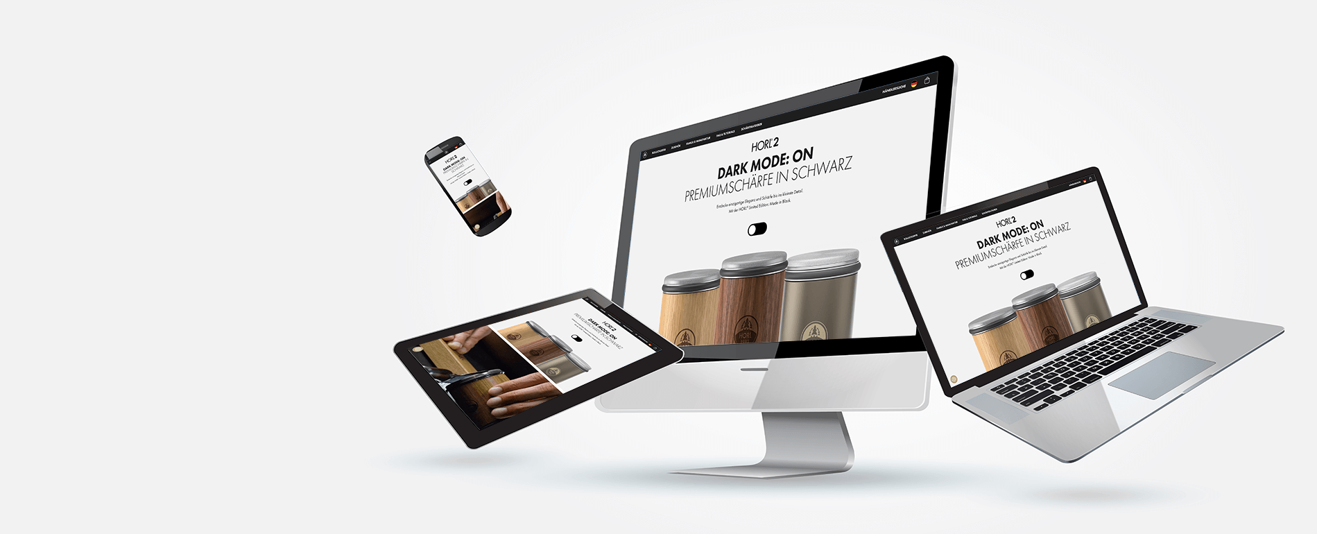 Compositas GmbH Project - HORL.com - ontwikkeling van website en webwinkel