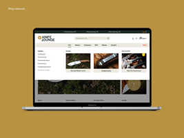Digital Masters GmbH Project - Bedrijfscorporate identity en ontwikkeling - Knife Lounge.