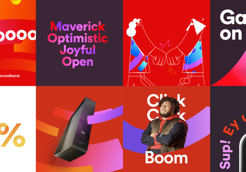 Rōnin Amsterdam Project - Virgin Media brand identity opnieuw uitgevonden door Rōnin Am