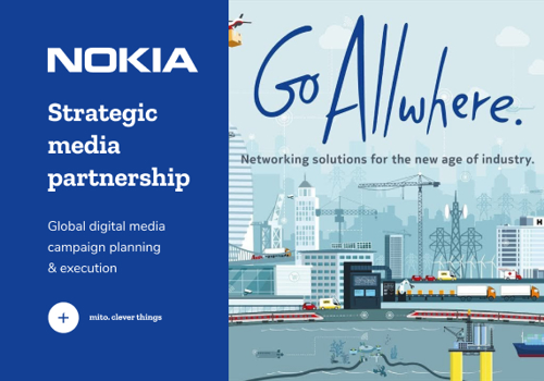 Mito Performance Project - Nokia Allwhere - Private Wireless - Globale planning en uitvoering van digitale mediacampagnes