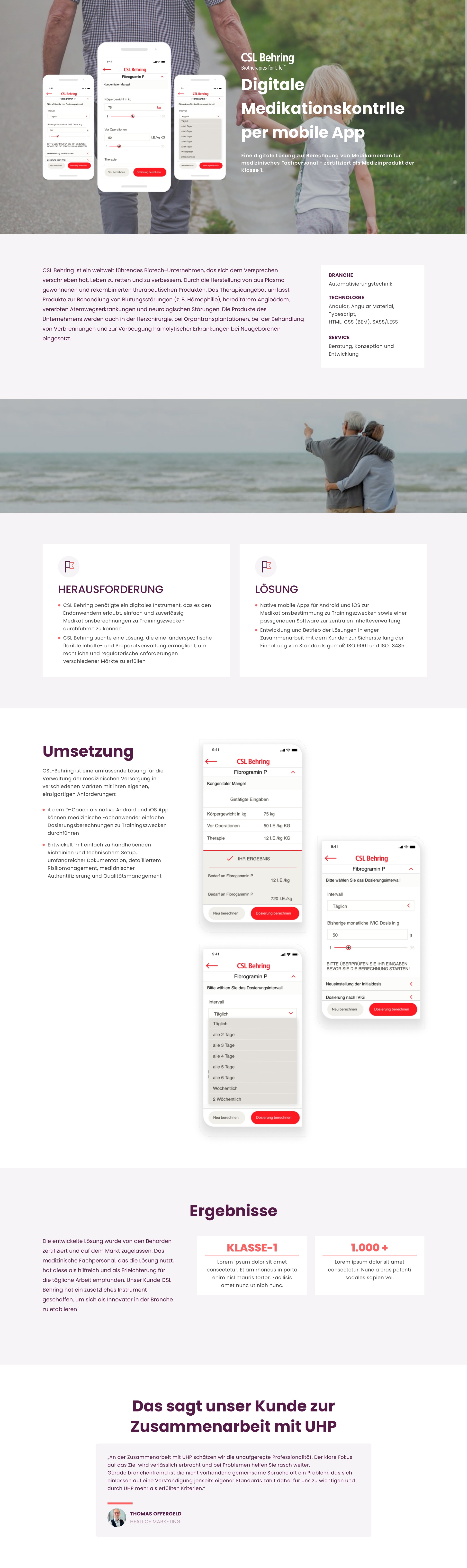 UHP Software GmbH Project - d-coach