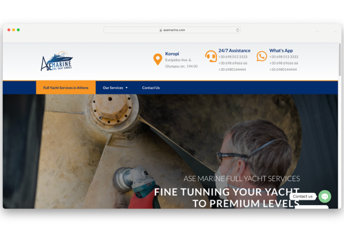 Pineapple Digital Agency Project - ASE Marine, website design & ontwikkeling, branding
