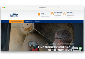 Pineapple Digital Agency Project - ASE Marine, website design & ontwikkeling, branding