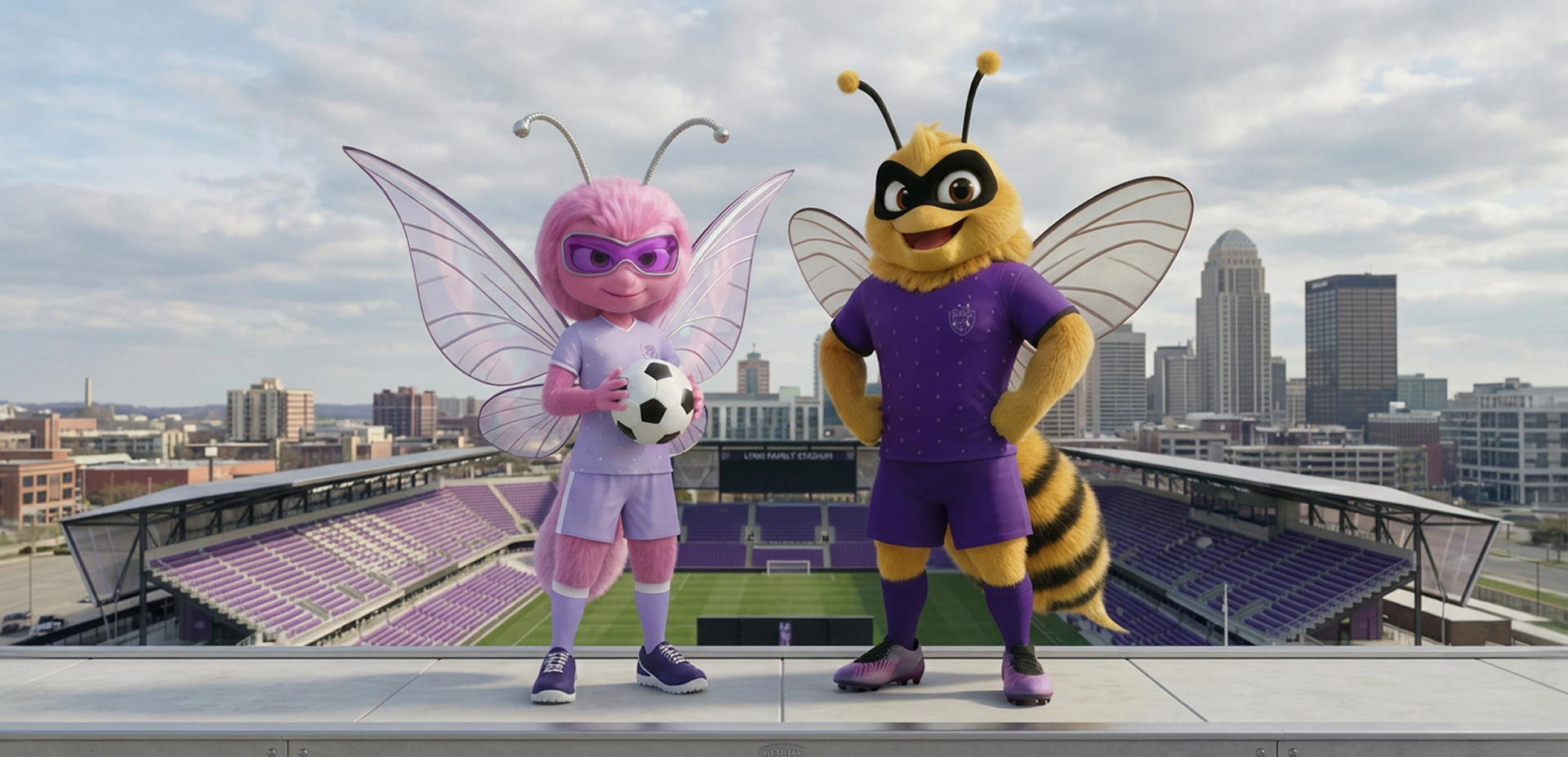 Dream Farm Agency Project - Mascottes voor Louisville City FC & Racing Louisville FC