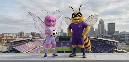 Dream Farm Agency Project - Mascottes voor Louisville City FC & Racing Louisville FC