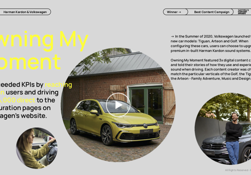 Hey Honey Project - Harman Kardon & Volkswagen - mijn moment omarmen