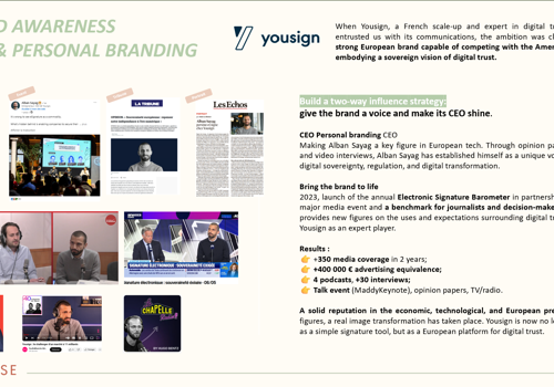 Hello SunRise Project - PR en personal branding voor Yousign