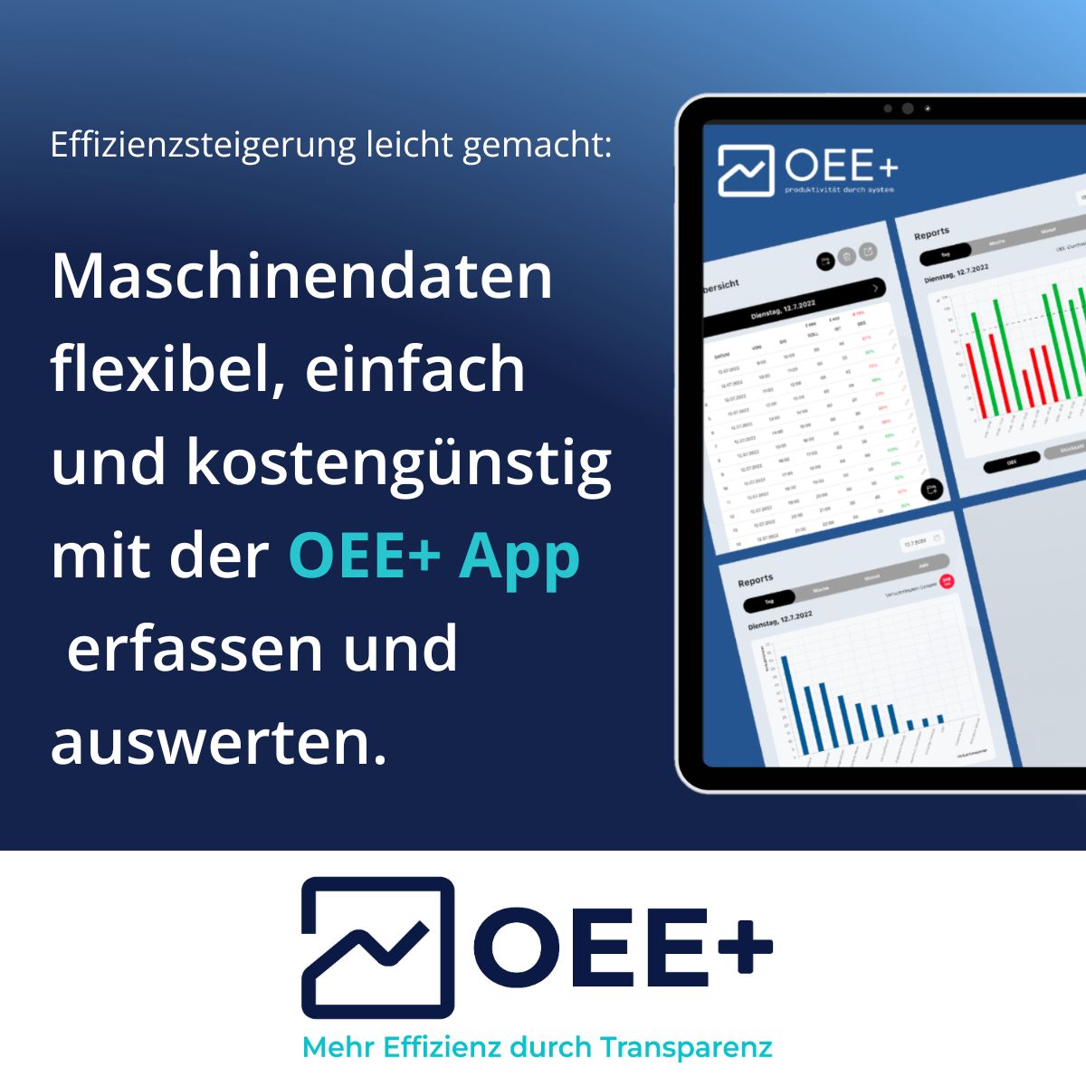 Hybric Codeworks GmbH Project - OEE+: Industrie 4.0-app voor productieve productie