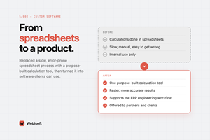 Van spreadsheetvervanging naar SaaS-product