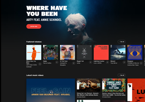 Your Next Agency Project - Armada Music, label voor elektronische dansmuziek