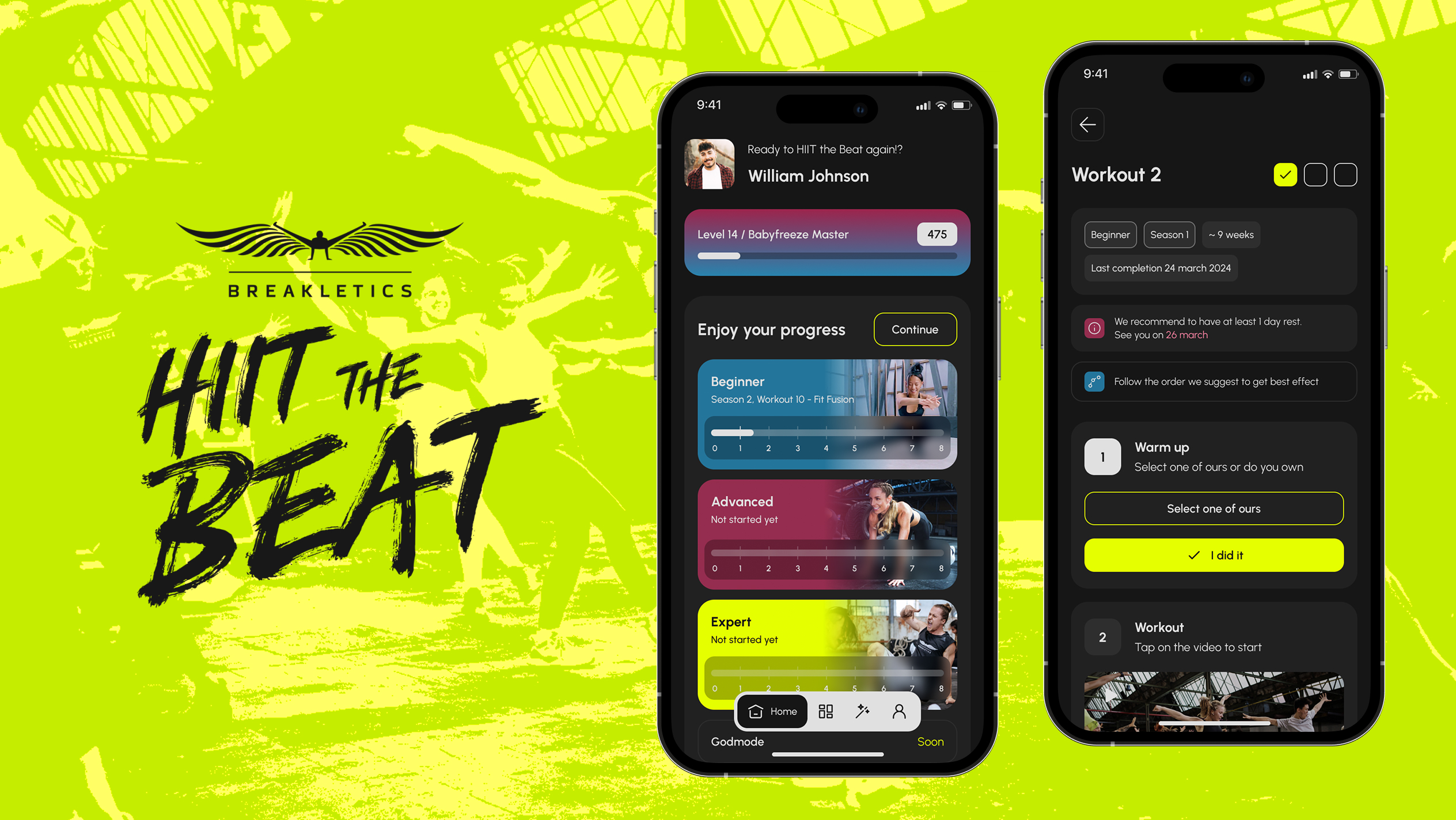 Xmethod Project - HIIT the Beat, Fitness-workout-app