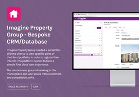 Appdrawn Software Development Project - Imagine Property Group - CRM/database op maat