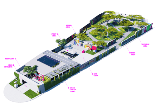 Mural Art Park, Ruimteontwerp & branding