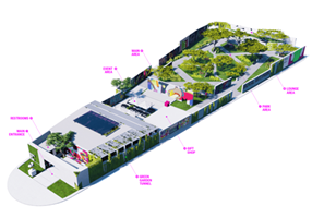 Brandon Archibald Project - Mural Art Park, Ruimteontwerp & branding