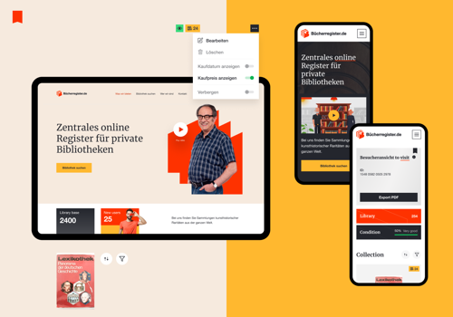 Halo Lab Project - Buecherregister - Online bibliotheek