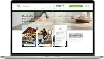 Kommdirekt GmbH Project - TWG, Interactieve website voor tentoonstelling & bemonstering