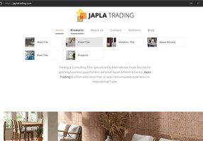 Xatcom - Agencia digital Valencia Project - Zakelijk webdesign voor JAPLA TRADING