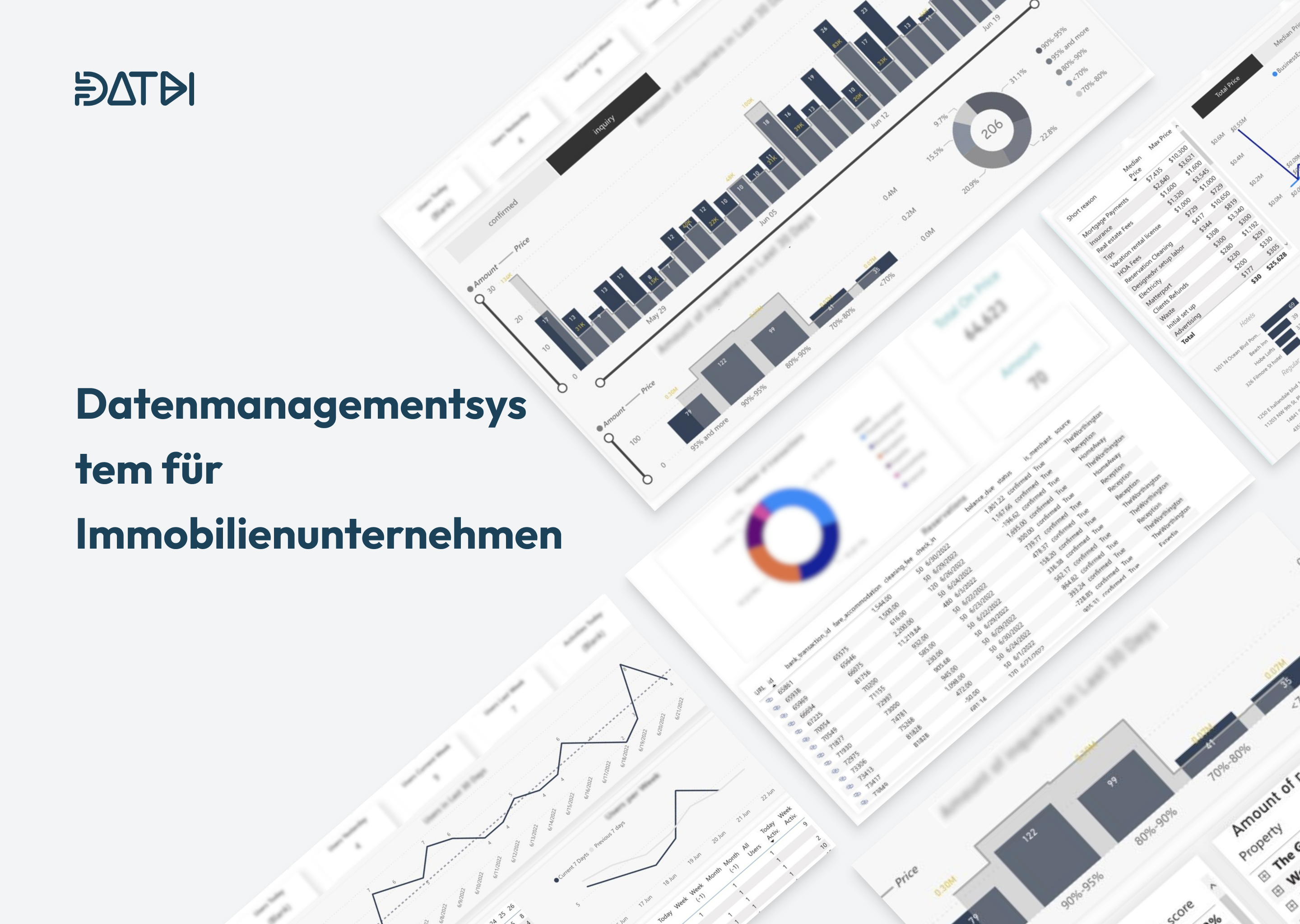 DatBi Project - Een dashboardpaneel maken voor het beheer van een vastgoedbedrijf