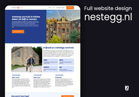 Jacobs Development B.V. Project - Volledig websiteontwerp Nestegg