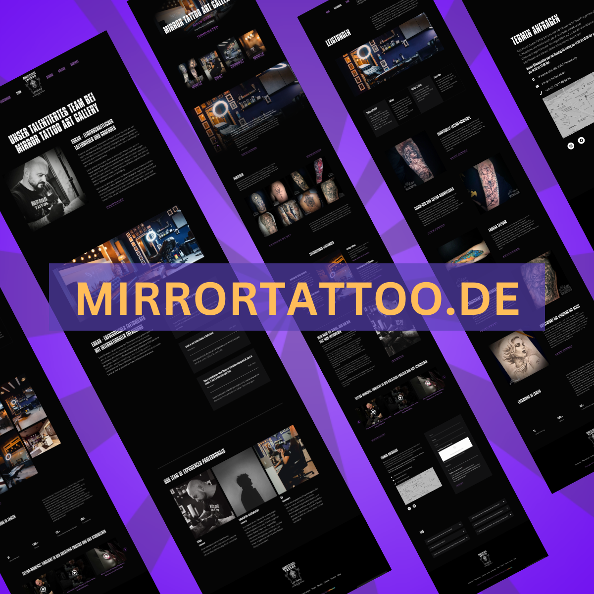 Webstudio Valnovo Project - Website voor tattoo studio