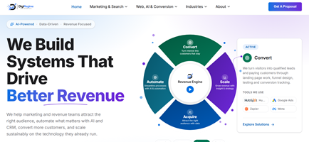 Optimihub Project - Website-relaunch van DigiRegime