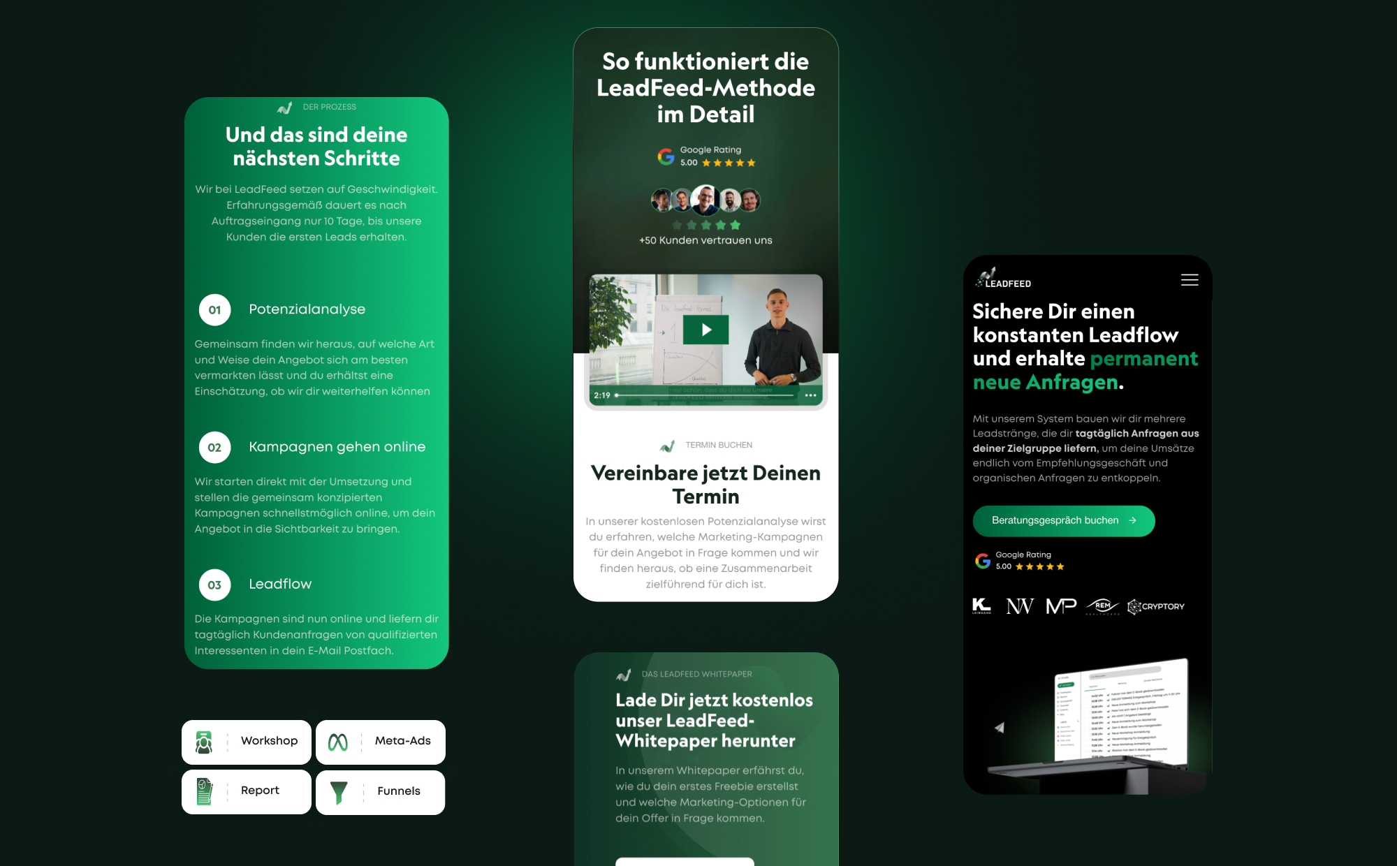 VIERLESS GmbH Project - Nieuwe website voor online marketingbureau