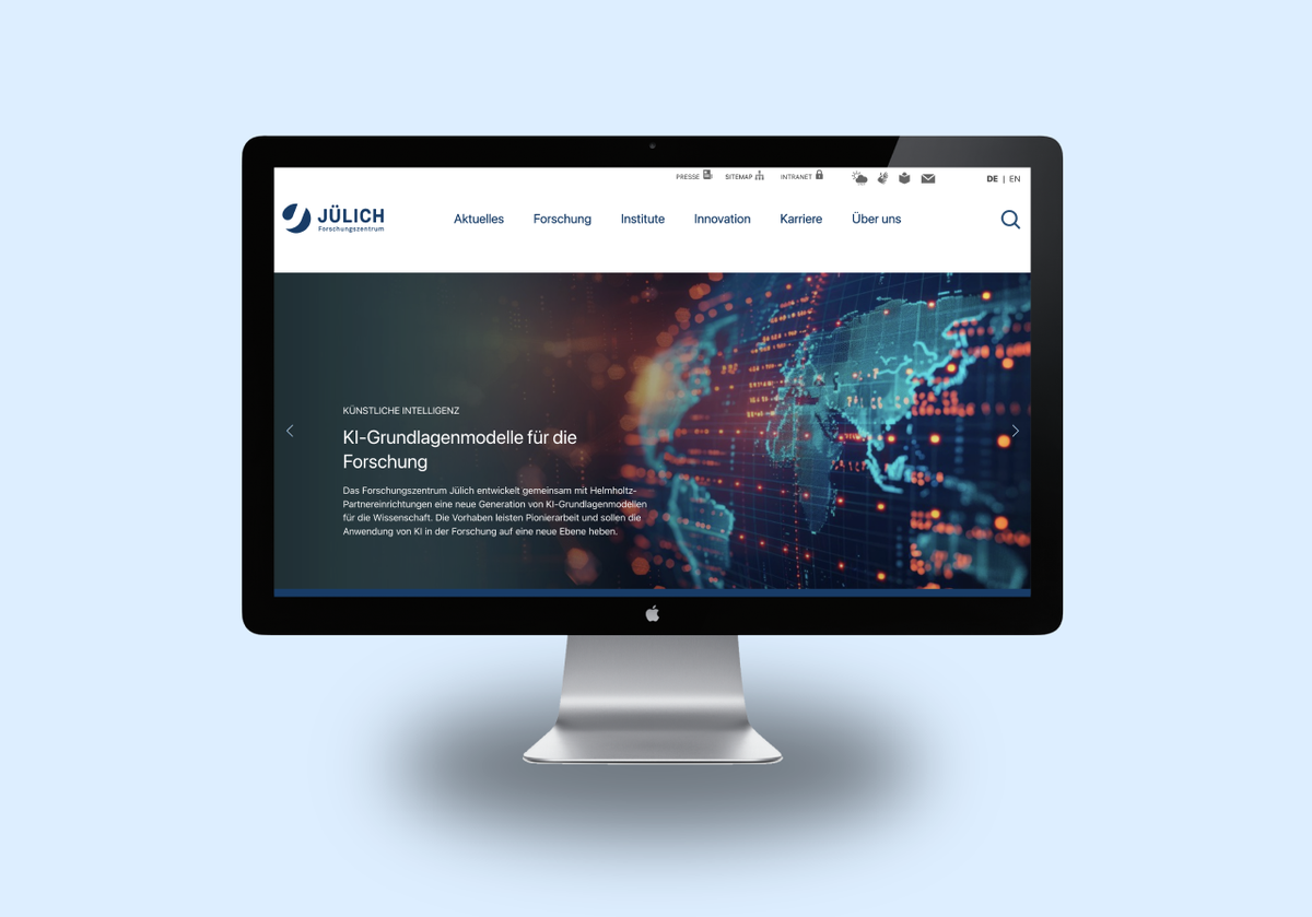 kitconcept GmbH Project - Web Relaunch Forschungzentrum Jülich (FZJ) 2023