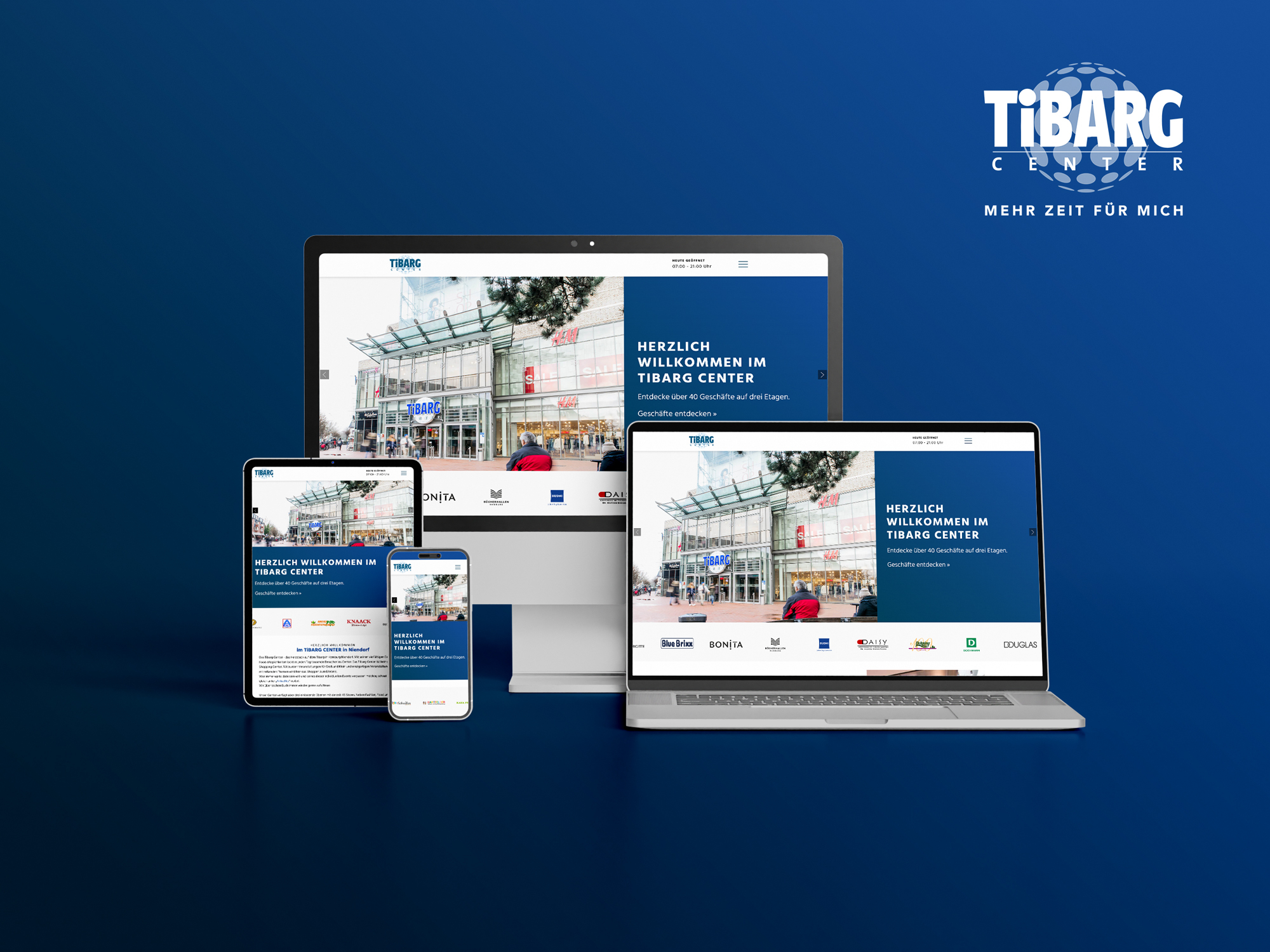 XPERIENTS Digitalagentur GmbH Project - Herontwikkeling van de website van winkelcentra