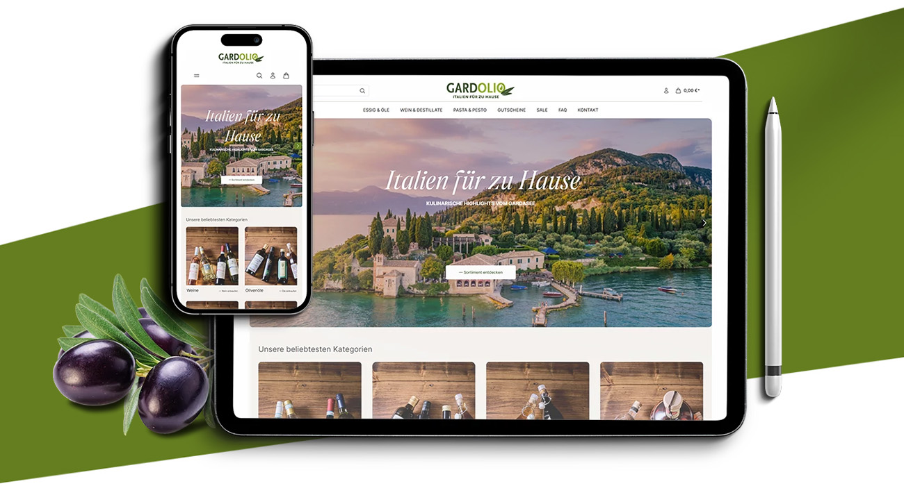 AGENTUR BRANDMARKER GMBH Project - Replatforming van de online shop, authentiek Italiaans genot met volledige performance