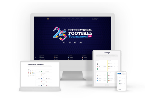 Glush Project - Vernieuwing van de website voor het voetbaltoernooi
