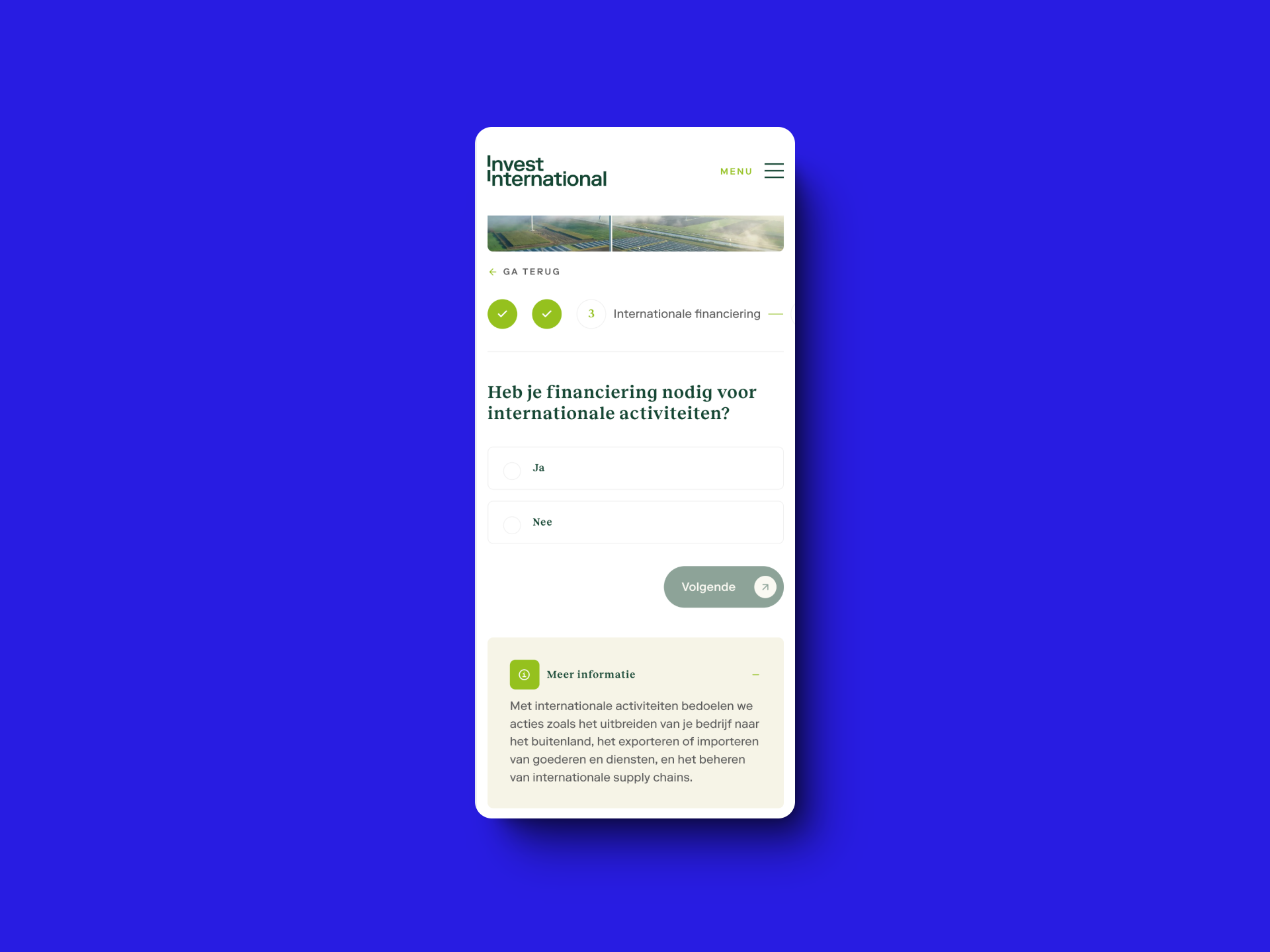 Label Vier Project - Heldere, toegankelijke website voor Invest International