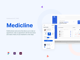 ANODA | Product Design Agency | UI UX Design | Project - Medicline - multifunctionele webdienst