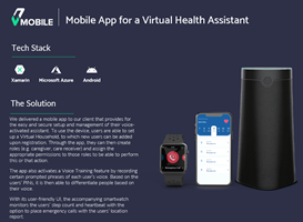 V-Mobile Project - Mobiele IoT-app voor virtuele gezondheidsassistenten