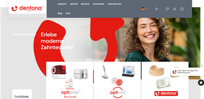 RESPONSE GmbH Project - dentona AG: Shopware-6 relaunch & compleet nieuw corporate design