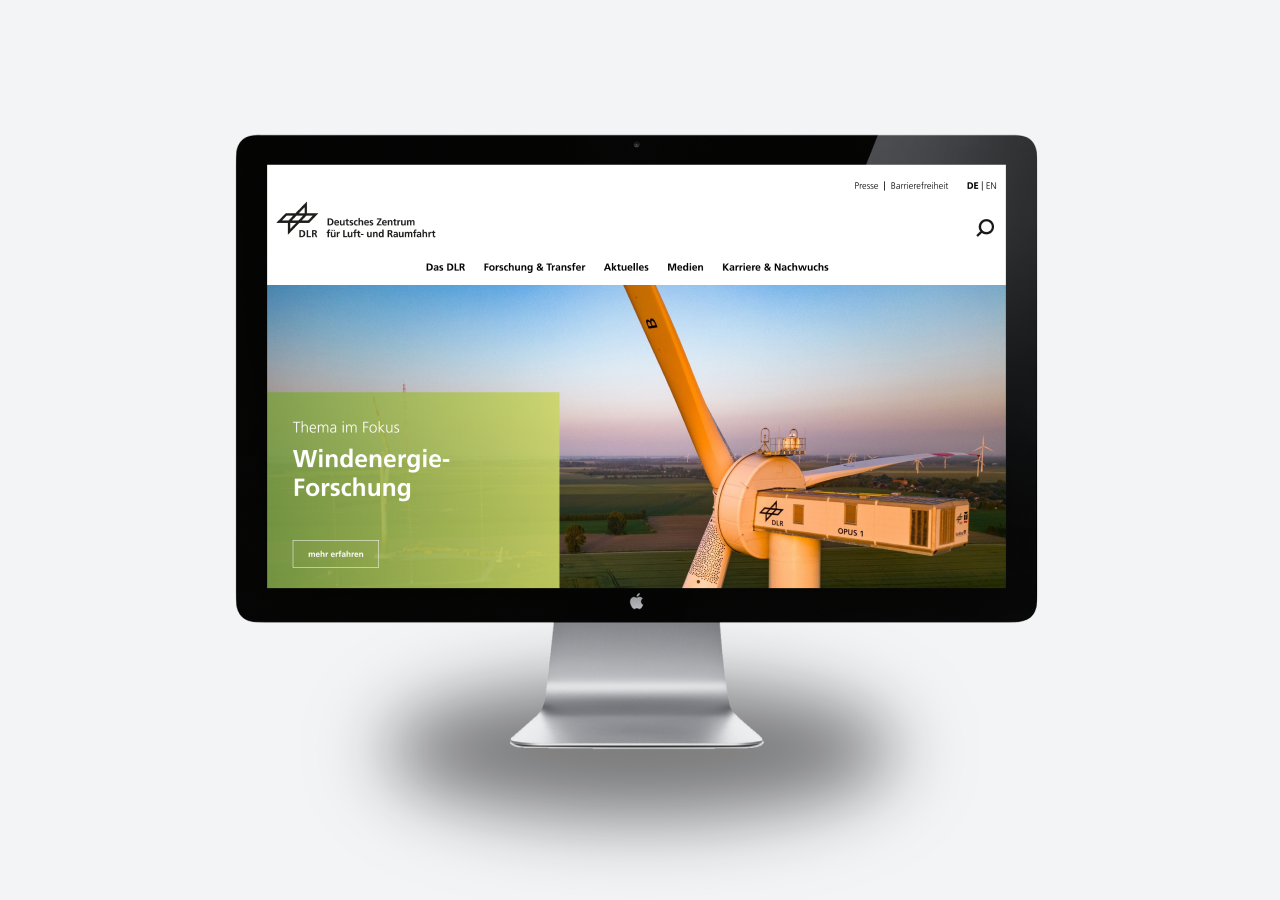 kitconcept GmbH Project - Webrelaunch Deutsches Zentrum für Luft- und Raumfahrt (DLR) 2023