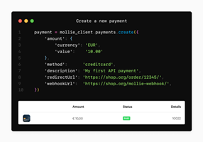 Four Digits Project - Mollie: Mollie API-client voor Python