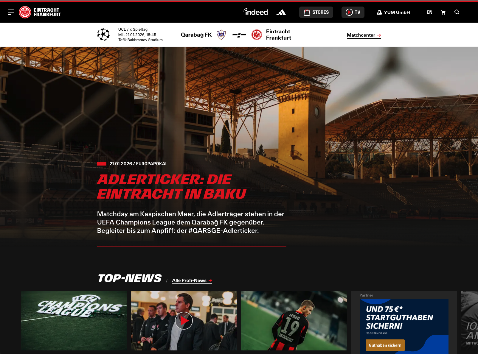 YUM GmbH Project - Website-herinrichting