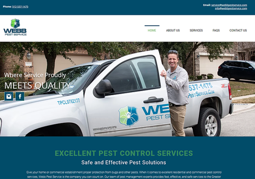 TNW Creations Project - Website voor ongediertebestrijding