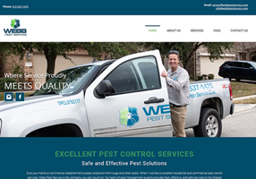 TNW Creations Project - Website voor ongediertebestrijding
