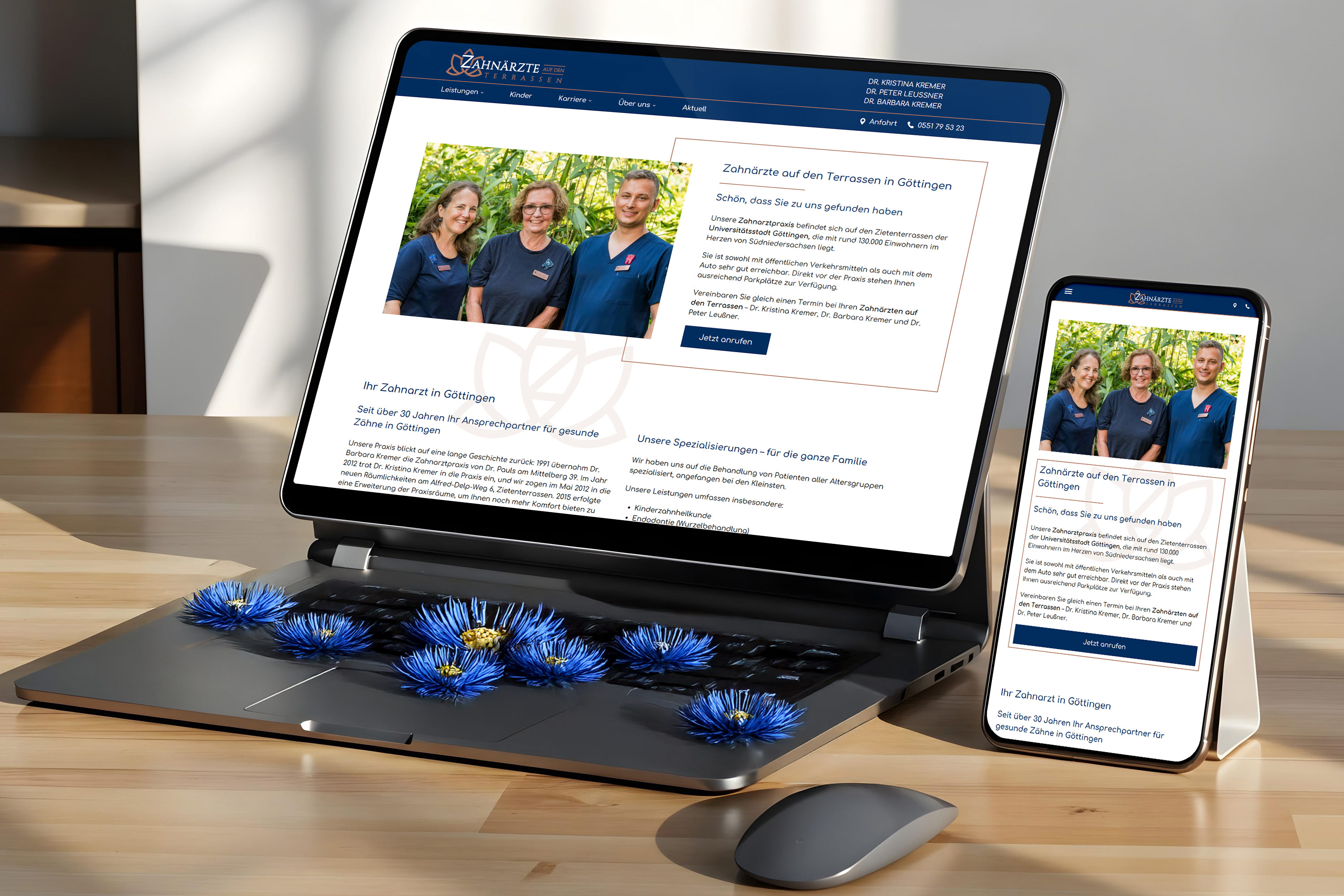 4eck Media | Webdesign & SEO/GEO Project - Tandartswebsite voor aantrekkelijkheid als werkgever