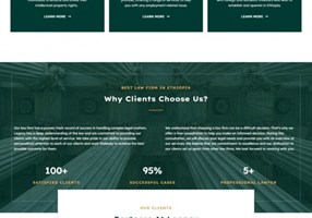 Creative Web Ethiopia Project - websiteontwikkeling voor Legacy Law Firm LLP