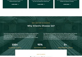 Creative Web Ethiopia Project - websiteontwikkeling voor Legacy Law Firm LLP