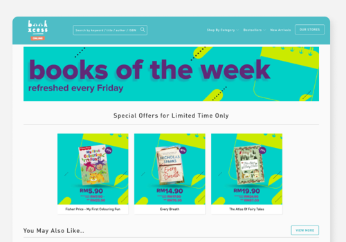Upstack Studio Project - BookXcess Online