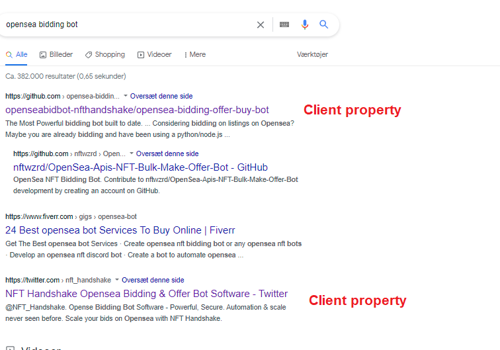 WinWin Media Project - Parasite SEO voor een SaaS NFT-tradingplatform