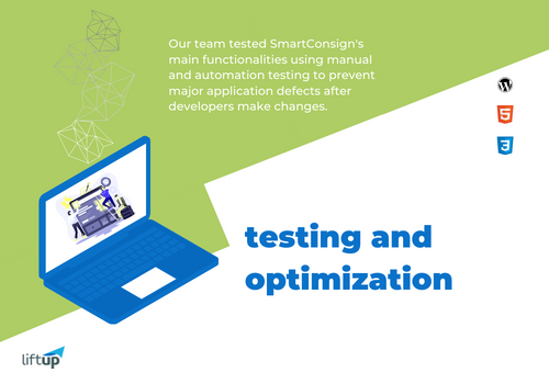 LiftUp Project - Testen en optimaliseren